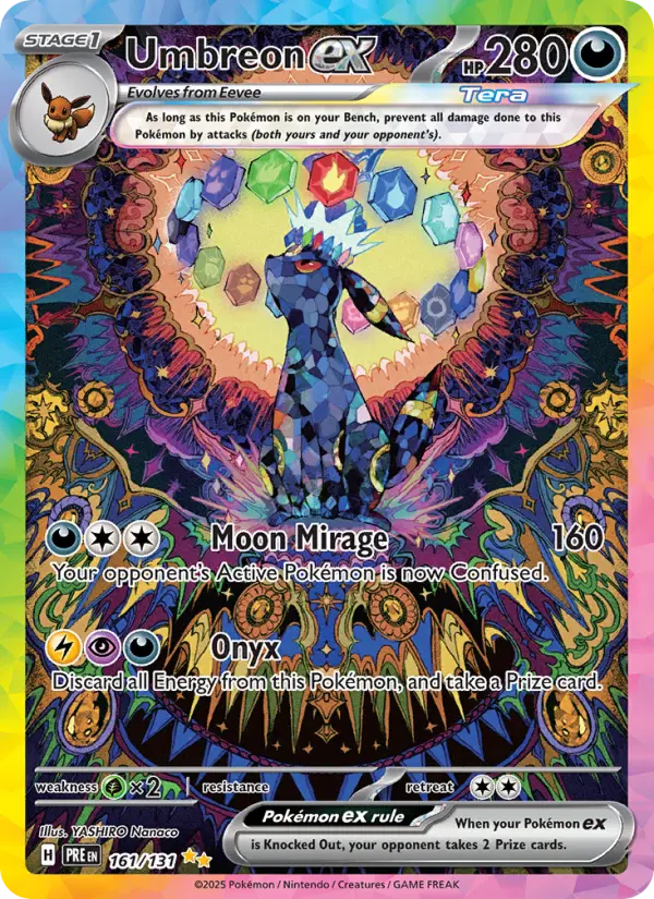 Umbreon ex — Prismatic Evolutions special illustration rare